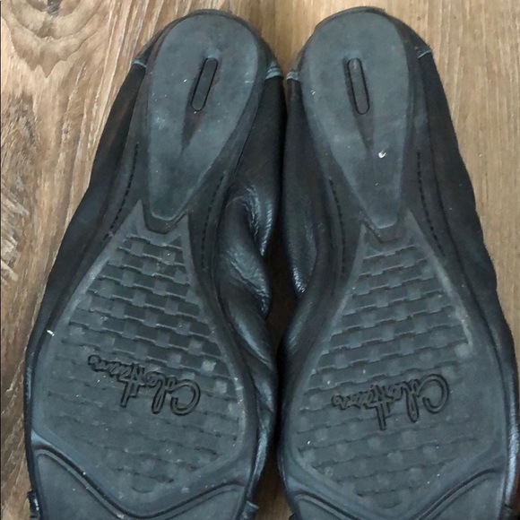 Cole haan leather black flats - size 9 - Picture 4 of 6